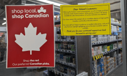 Buy Canadian signs