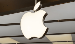 Apple logo sign